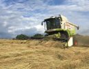 combine in het veld  